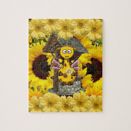 Zonnebloem Puzzels Giraffe (Verticaal)