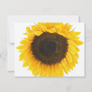 Zonnebloem Reactiekaart RSVP Kaartje