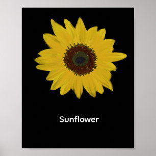 Zonnebloem rechthoekig Poster