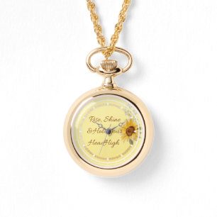 Zonnebloem - Rise, Shine & Hold Your Head High Horloge
