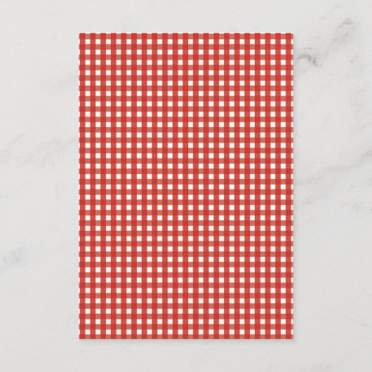 Zonnebloem Rode Accommodatie Burlap Trouwkaarten Informatiekaartje (Achterkant)