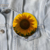 Zonnebloem 🌻 ronde button 4,0 cm (In situ)