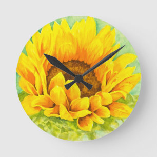 Zonnebloem Ronde Klok