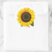 Zonnebloem Ronde Sticker (Tas)