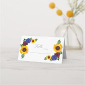 Zonnebloem Roos Floral bruiloft (Voorkant)