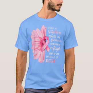 Zonnebloem Roze Borstkanker Bewustheid Vrouwen War T-shirt