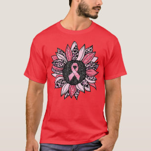 Zonnebloem Roze Borstkanker Bewustheid Vrouwen War T-shirt