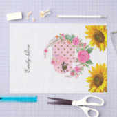 Zonnebloem Roze papier voor olifantenpapier (Craft)