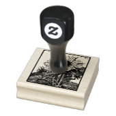  zonnebloem 	rubberstempel (Stempel)