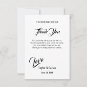 Zonnebloem | Rustic Americana Hartelijk dank Kaart (Voorkant)