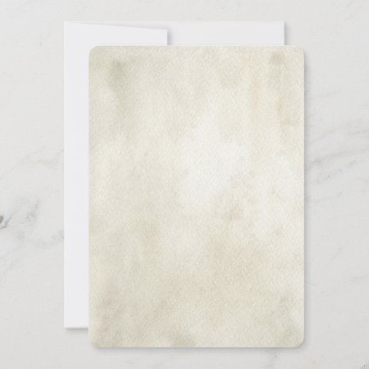 Zonnebloem save the date. Landelijke bruiloft. Lan Save The Date (Achterkant)