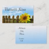 Zonnebloem Scene Visitekaartje (Voorkant / Achterkant)