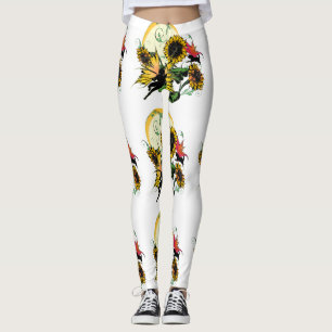 Zonnebloem Schaduw Fairy and Cosmic Cat Leggings
