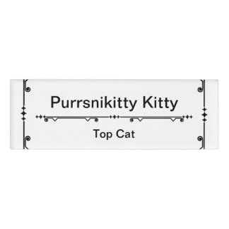 Zonnebloem Schaduw Fairy and Cosmic Cat Naambadge