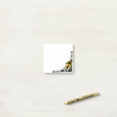 Zonnebloem Schaduwfee Post-it® Notes (Op bureau)