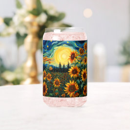 Zonnebloem Schilderij Van Gogh Blikvorm Glas