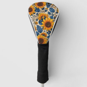 Zonnebloem serenade: Natuur's stralende schoonheid Golfheadcover