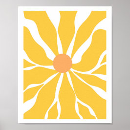 Zonnebloem Serenity Vector Abstract Poster