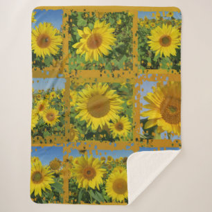 zonnebloem, Sherpa Blankets, vaartuigen, vakantie, Deken