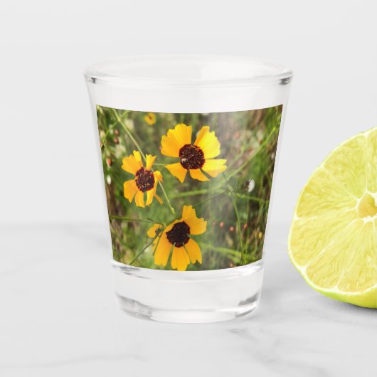 Zonnebloem Shot Glas (Voorkant)