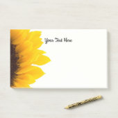 Zonnebloem sjabloon Post-it-notities Post-it® Notes (Op bureau)
