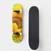 Zonnebloem Skateboard (Voorkant)