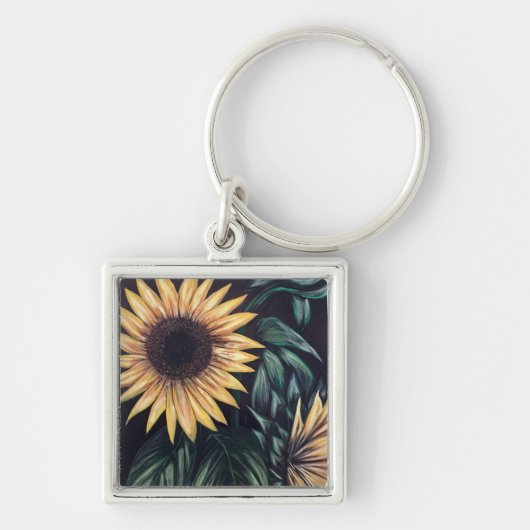 Zonnebloem Sleutelhanger (Voorkant)
