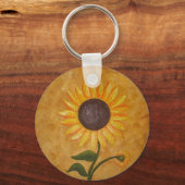 Zonnebloem Sleutelhanger (Voorkant)