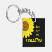 Zonnebloem Sleutelhanger (Voorkant Links)