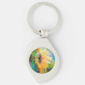 Zonnebloem Sleutelhanger (Voorkant)