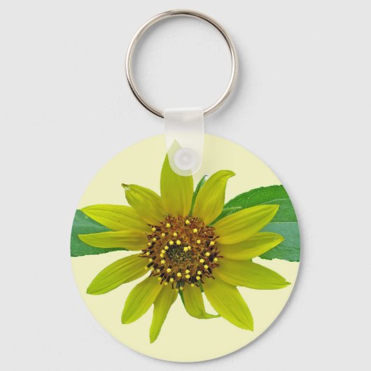 Zonnebloem Sleutelhanger (Voorkant)