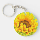 Zonnebloem Sleutelhanger (Voorkant)