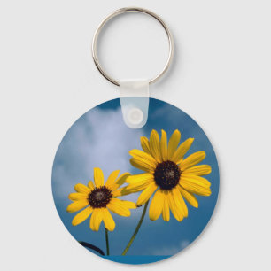 Zonnebloem Sleutelhanger