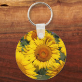 Zonnebloem sleutelhanger (Voorkant)