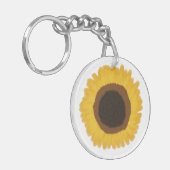 zonnebloem sleutelhanger (Voorkant Links)