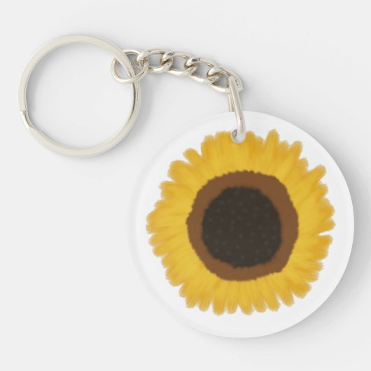 zonnebloem sleutelhanger (Voorkant)