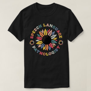 Zonnebloem SLP Sprekertaal Patholoog Gift T-shirt