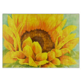 Zonnebloem Snijplank (Voorkant)