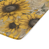 Zonnebloem Snijplank (Hoek)