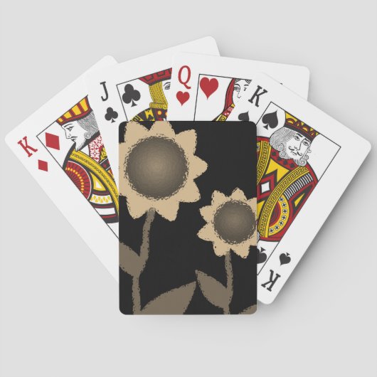 Zonnebloem Speelkaarten Deck (Achterkant)