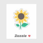 Zonnebloem Sticker (Vel)