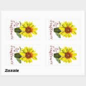 Zonnebloem Sticker (Vel)
