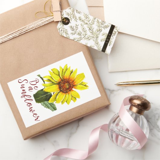 Zonnebloem Sticker (Geschenken)