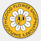Zonnebloem sticker (Voorkant)
