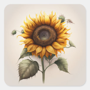 zonnebloem Stickers