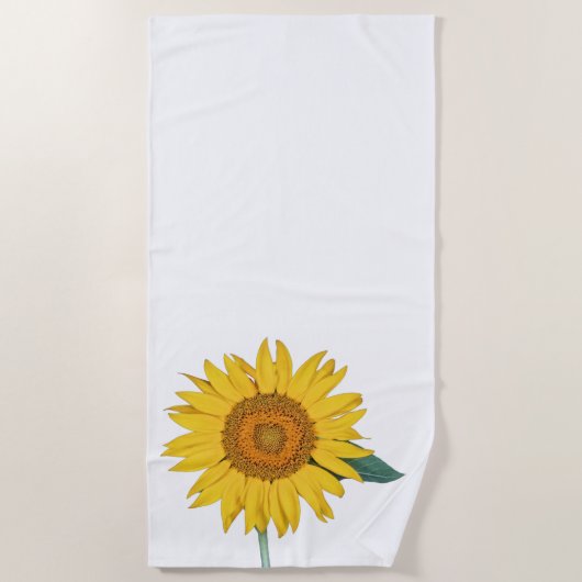 Zonnebloem Strandlaken (Voorkant)