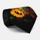 Zonnebloem Stropdas (Opgerold)