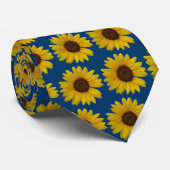 Zonnebloem Stropdas (Opgerold)