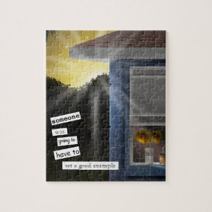 Zonnebloem Sunrise Puzzel door Sara Motolanez