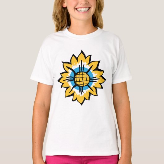 Zonnebloem T-shirt (Voorkant)